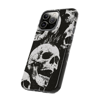 Punk Skull Riot · Tough Phone Case for iPhone · Black