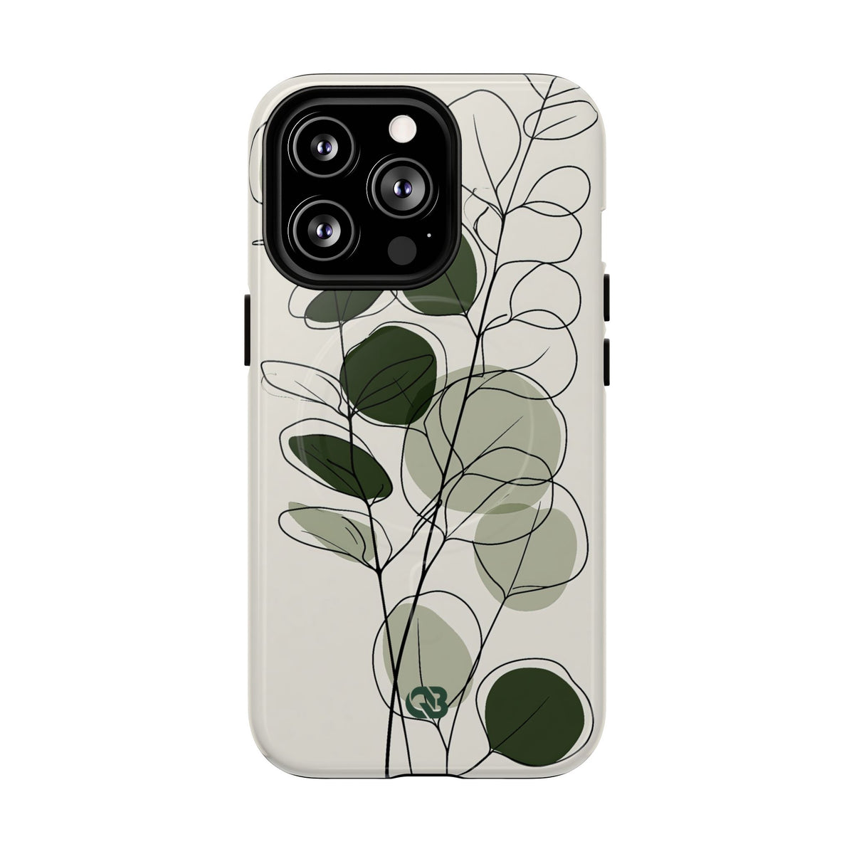 Eucalyptus Foliage Study · Tough 2.0 Magnetic Phone Case for iPhone · Green