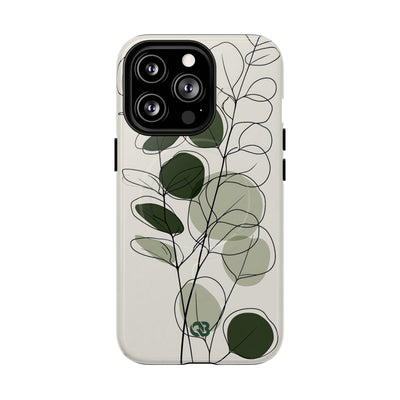 Eucalyptus Foliage Study · Tough 2.0 Magnetic Phone Case for iPhone · Green