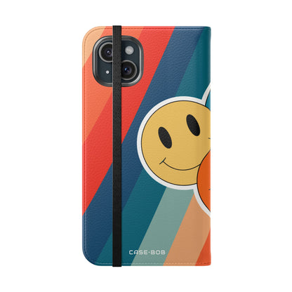 Smiley Trio Radiance - iPhone 15 Plus Case - Wallet