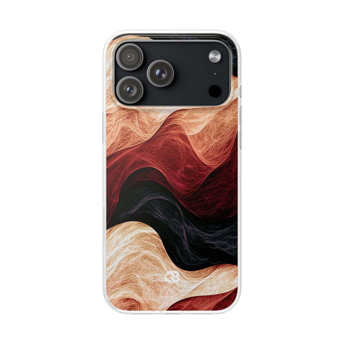 Ember Wave Dispersion · Lite Phone Case for iPhone ·  Red