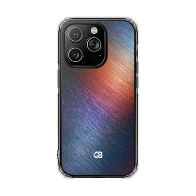 Radiant Energy Stream · Clear Impact Magnetic Phone Case for iPhone · Blue
