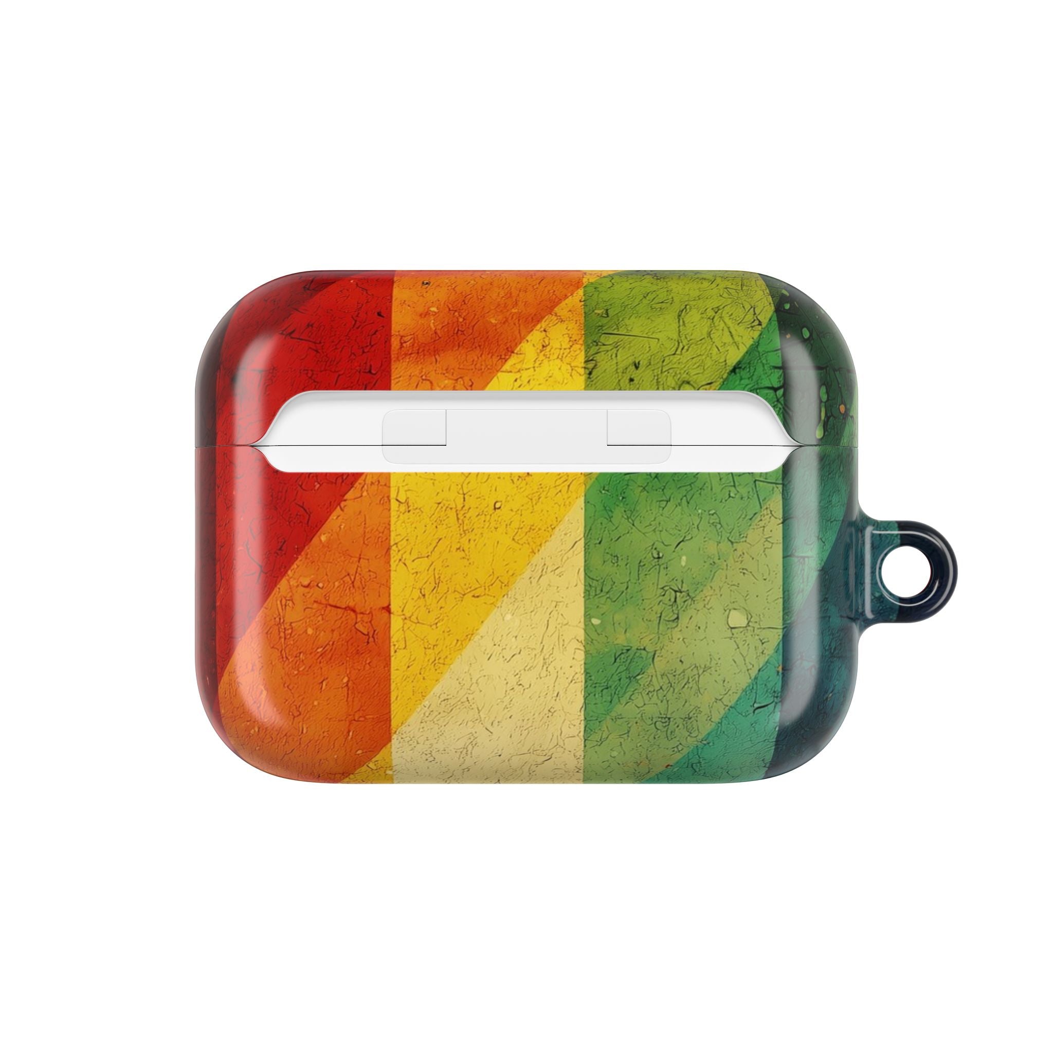 Crimson Stripes - AirPods Case