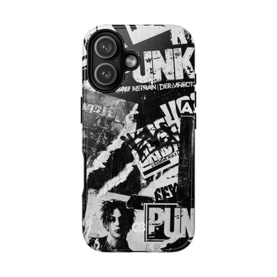 Underground Punk Collage · Tough Phone Case for iPhone · Black