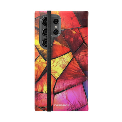 Crimson Shards - Samsung S23 Ultra Case - Wallet