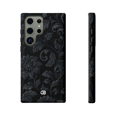 Obsidian Damask · Tough Phone Case for Samsung · Black
