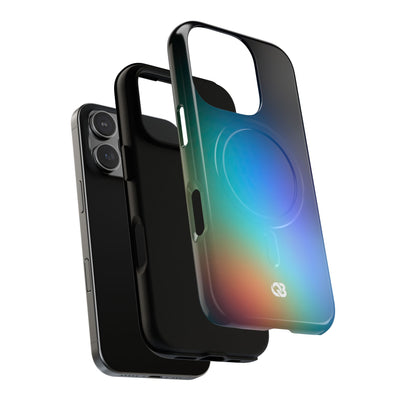 Black Tough 2.0 Magsafe Phone Case for iPhone - Electric Prism Grain