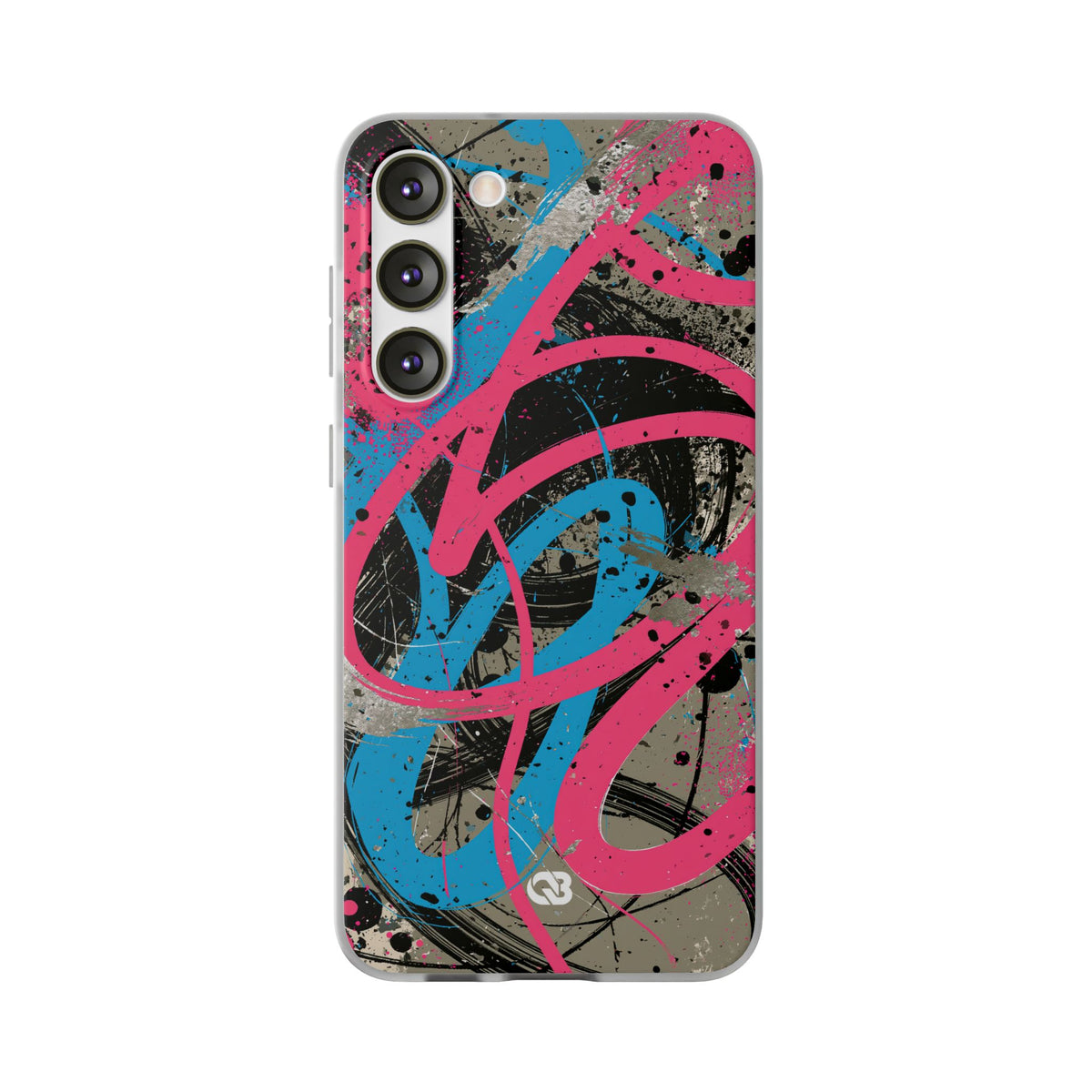 Cyber Splatter Flow · Lite Phone Case for Samsung · Pink