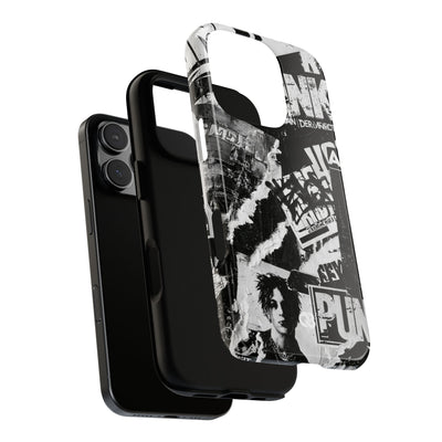 Underground Punk Collage · Tough Phone Case for iPhone · Black