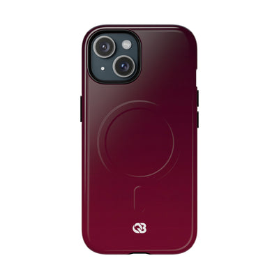 Red Tough 2.0 Magsafe Phone Case for iPhone - Deep Sangria Gradient