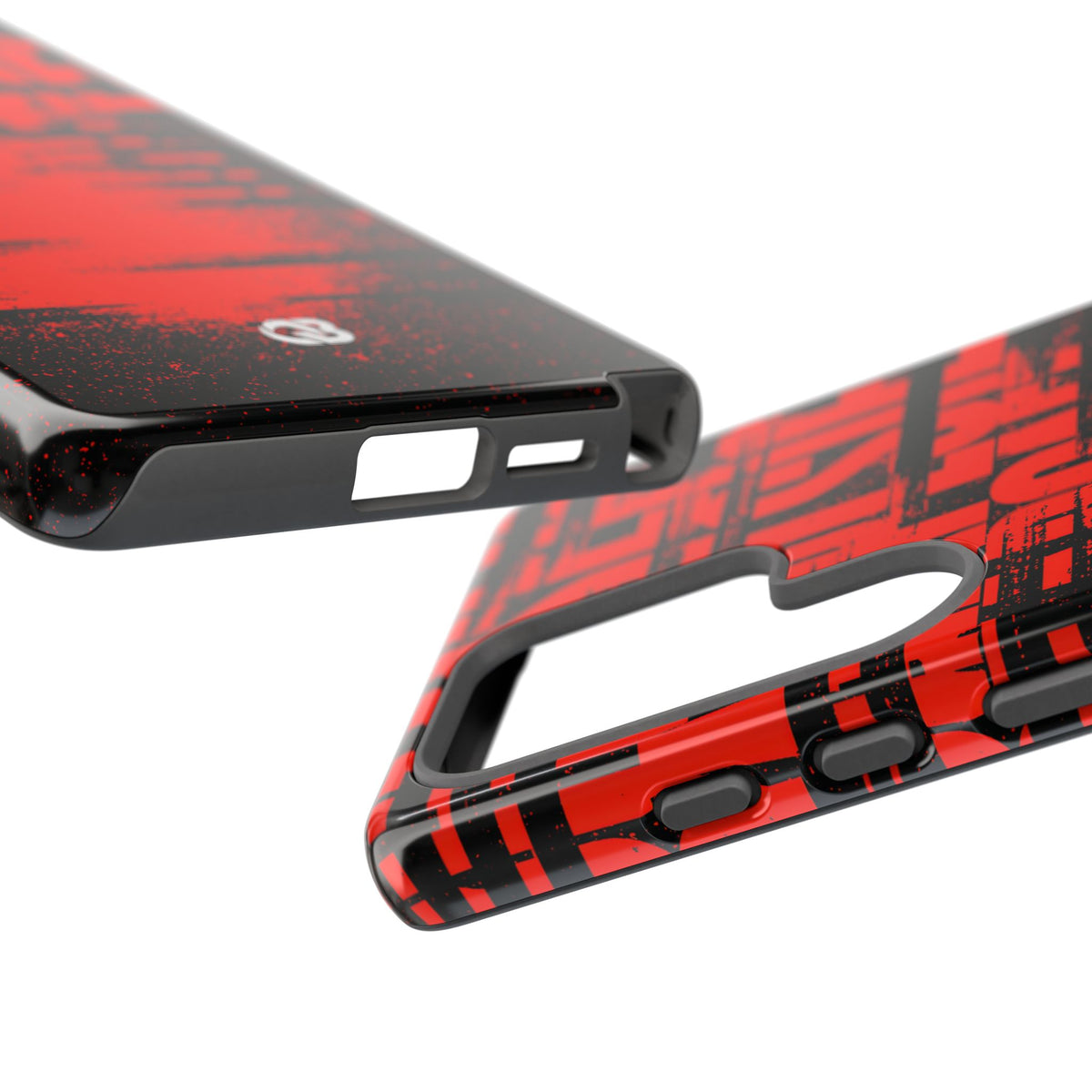 Crimson Redaction · Tough Phone Case for Samsung · Black