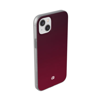 Red Lite Phone Case for iPhone - Deep Sangria Gradient
