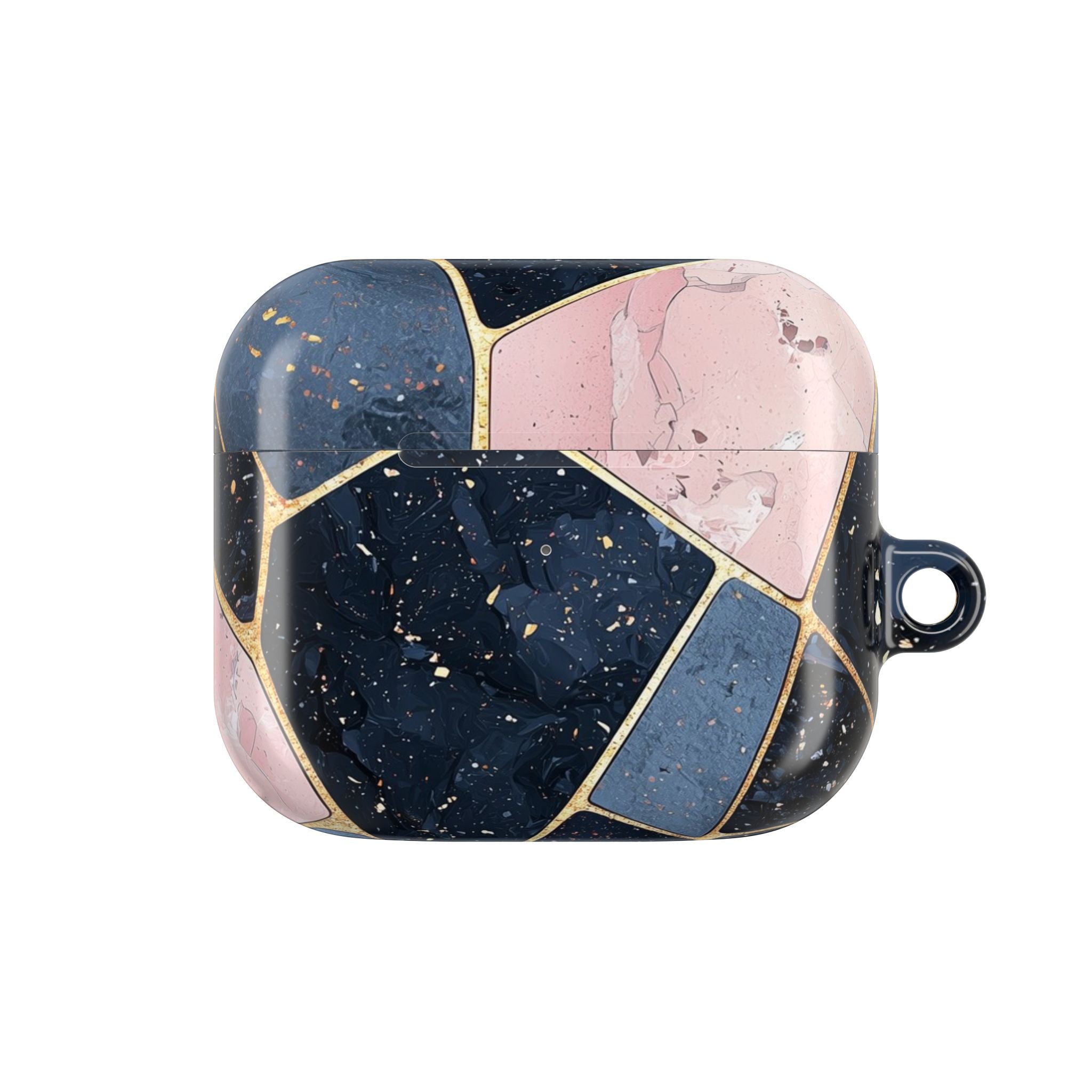 Golden Mosaic Navy - AirPods Cover