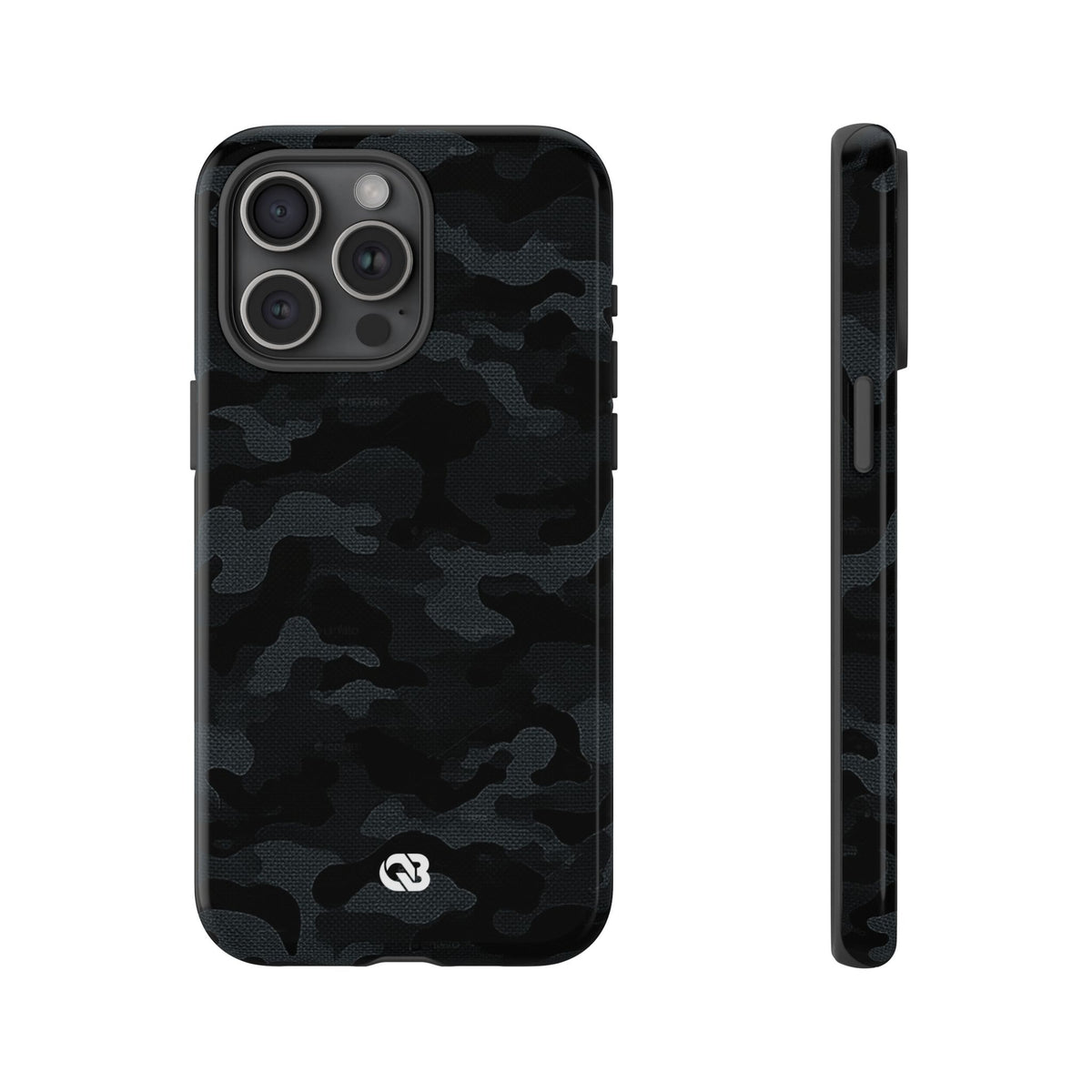 Blackout Urban Camo · Tough Phone Case for iPhone · Black
