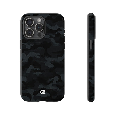 Blackout Urban Camo · Tough Phone Case for iPhone · Black