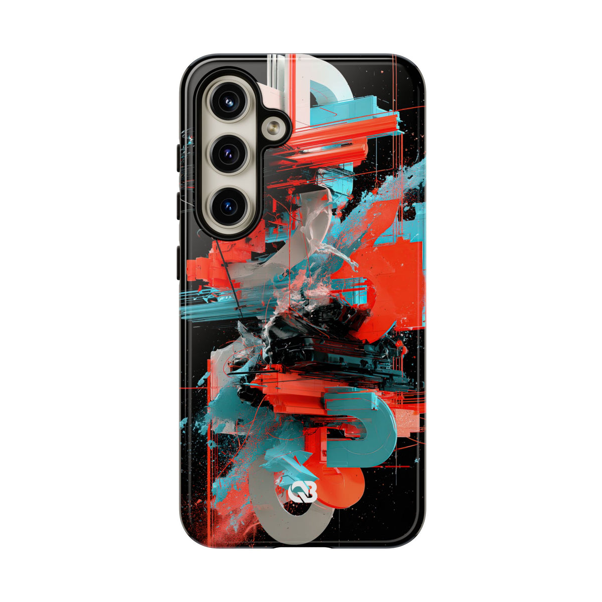Fragmented Cyber Core · Tough Phone Case for Samsung · Black