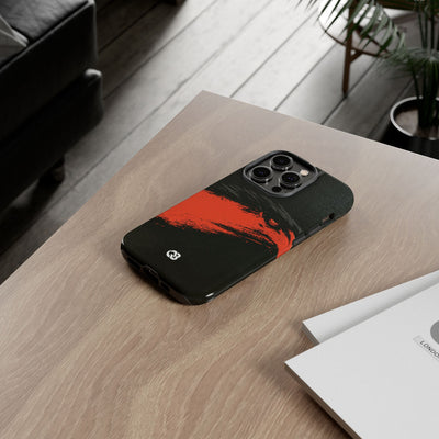 Crimson Raptor Noir · Tough Phone Case for iPhone · Black