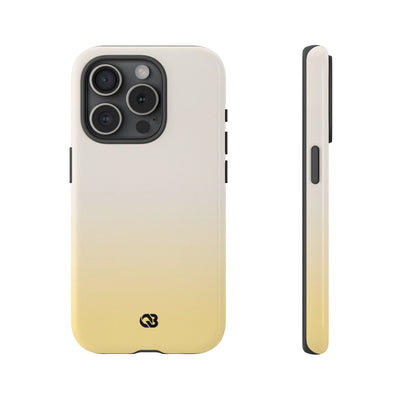 Yellow Tough Phone Case for iPhone - Bleached Citron Haze