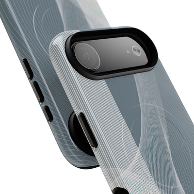Grey Tough 2.0 Magsafe Phone Case for iPhone - Slate Mesh Horizon