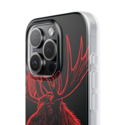 Nordic Elk · Lite Phone Case for iPhone ·  Black