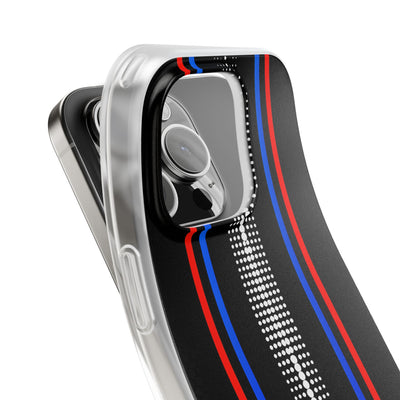 Electric Pulse Grid · Soft Phone Case for iPhone