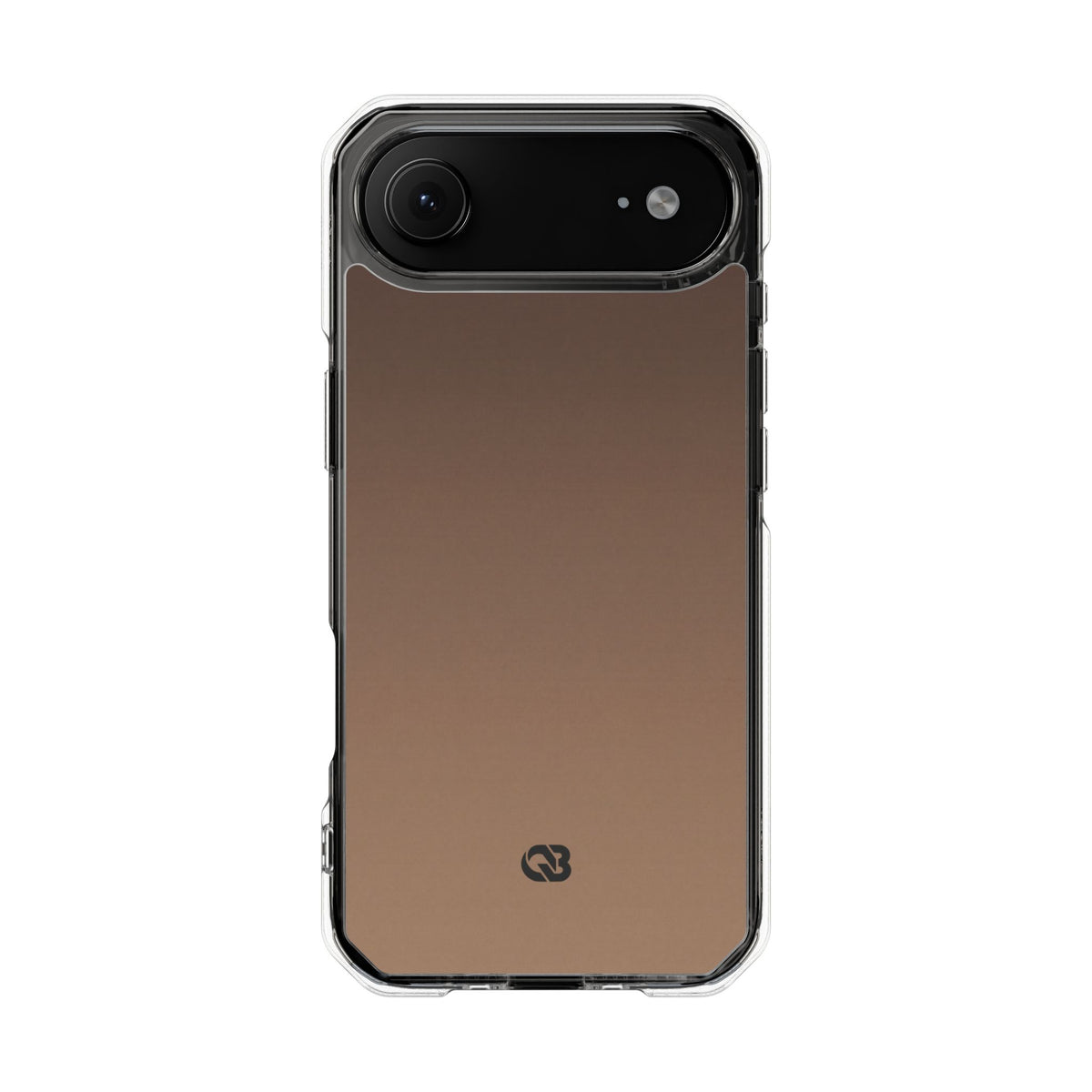 Umber Fade · Clear Impact Magnetic Phone Case for iPhone ·  Brown