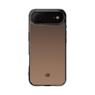 Umber Fade · Clear Impact Magnetic Phone Case for iPhone ·  Brown