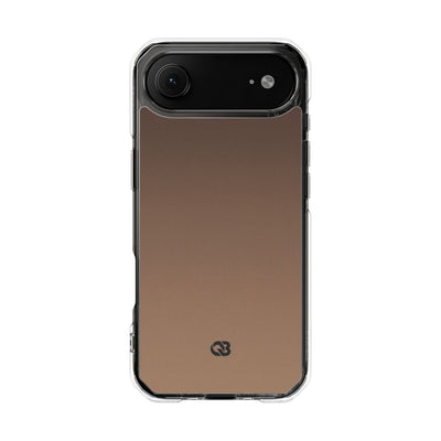 Umber Fade · Clear Impact Magnetic Phone Case for iPhone ·  Brown