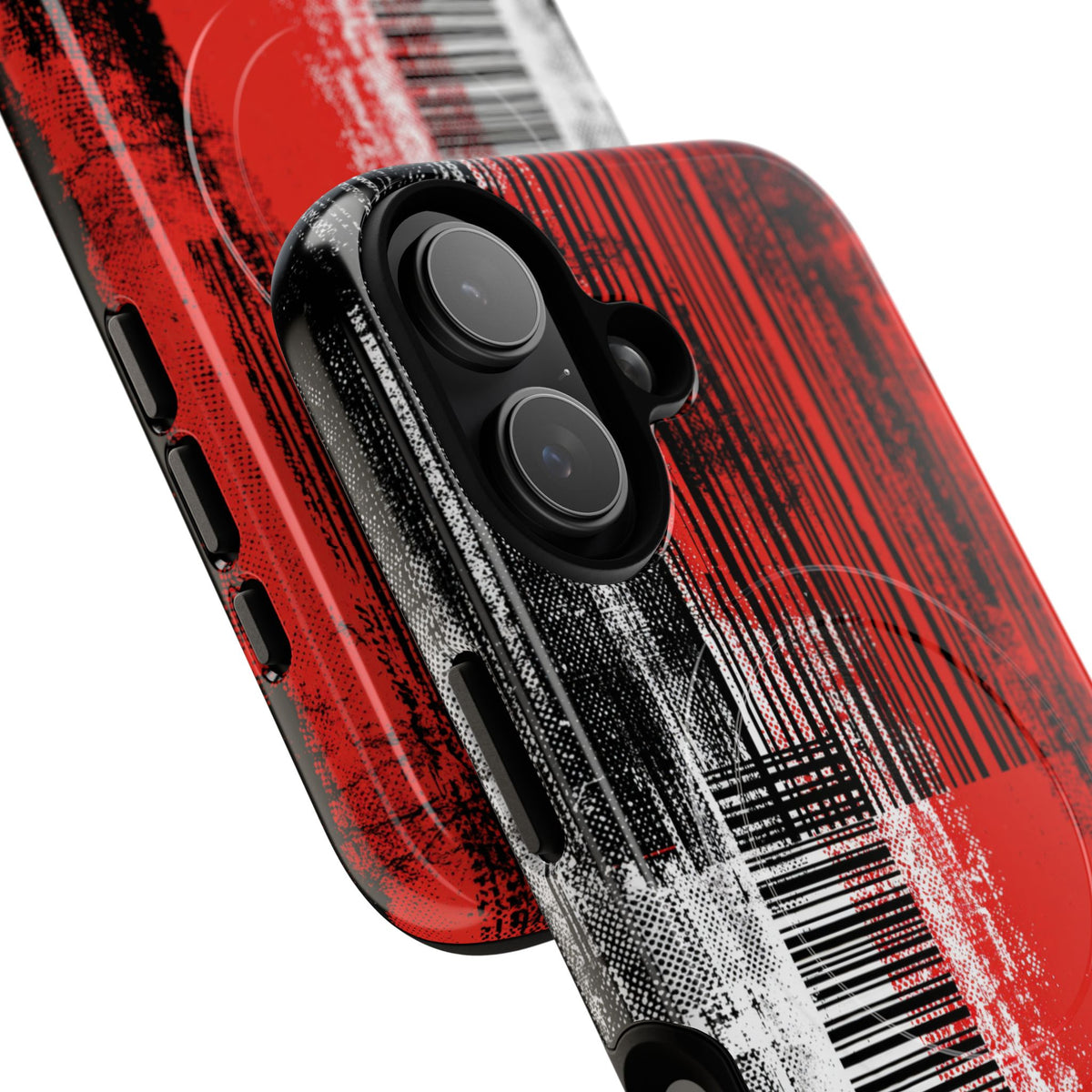 Distorted Barcode · Tough 2.0 Magnetic Phone Case for iPhone · Black