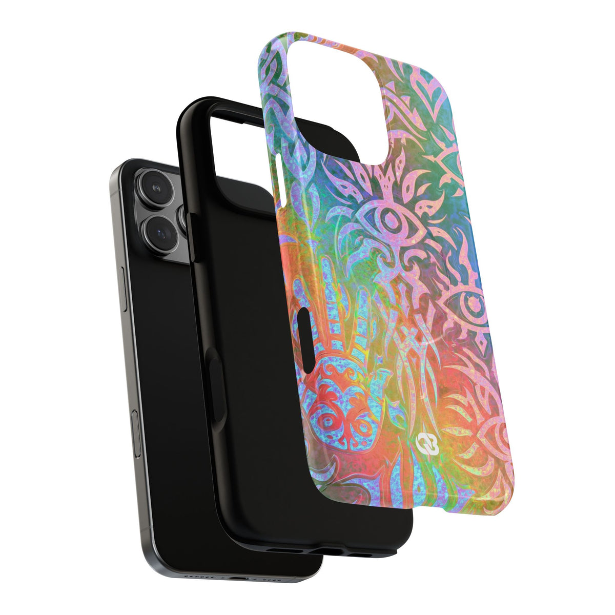 Chromatic Mystic Sigil · Tough 2.0 Magnetic Phone Case for iPhone · Blue