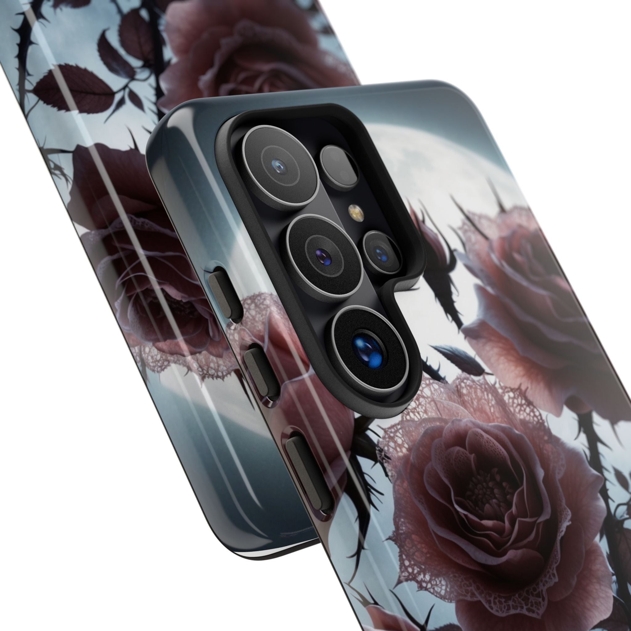 Lunar Lace Petals · Tough Coque de téléphone pour Samsung