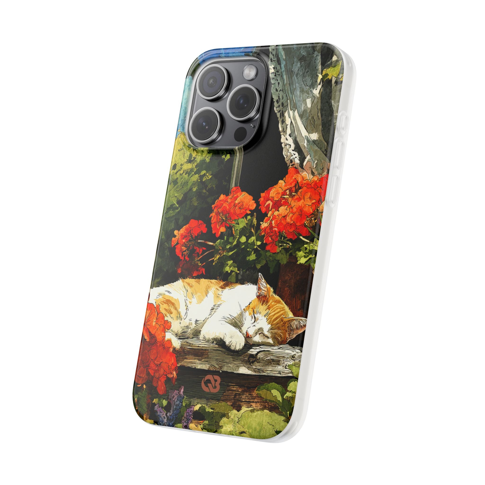 Sleeping Ginger Bloom · Soft Hoesje voor iPhone