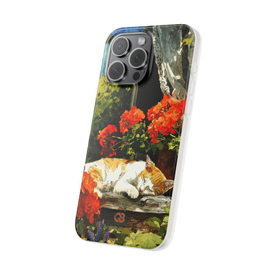 Sleeping Ginger Bloom · Soft Hoesje voor iPhone