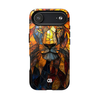 Amber Glass Lion · Tough+ Handyhülle für iPhone · Magsafe