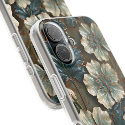 Gilded Blossom Reverie · Lite Phone Case for iPhone ·  Teal
