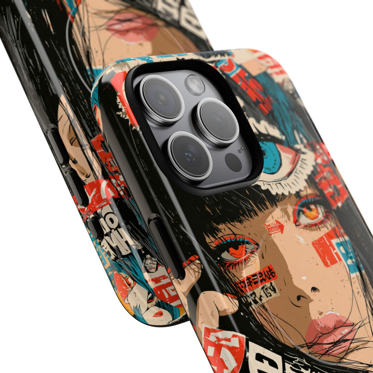 Shibuya Street Collage · Tough 2.0 Magnetic Phone Case for iPhone · Red