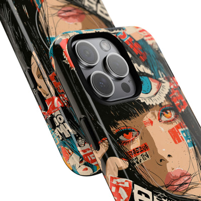 Shibuya Street Collage · Tough 2.0 Magnetic Phone Case for iPhone · Red