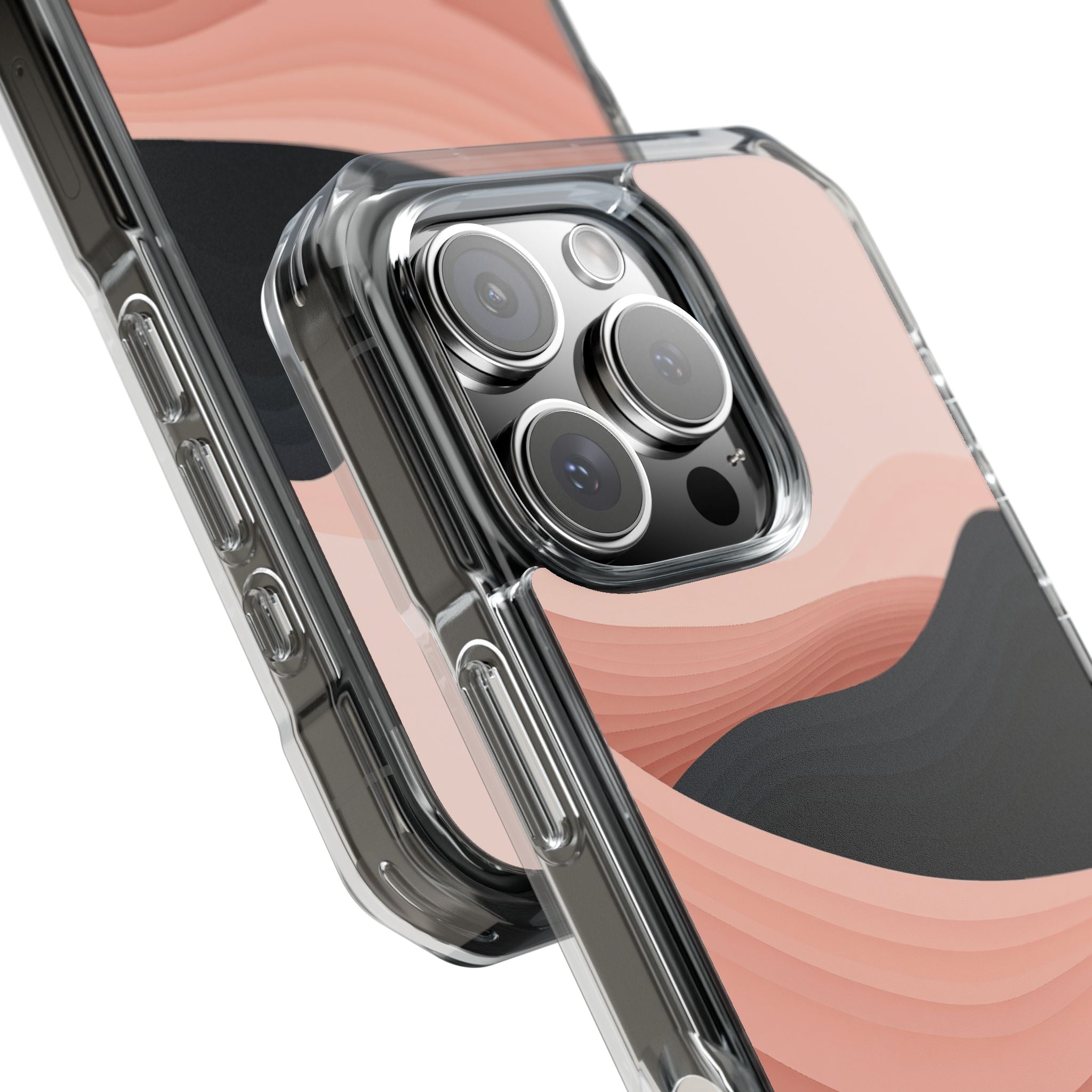 Pink Impact MagSafe Phone Case for iPhone - Dune Shadow Layers