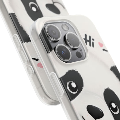 Panda Glow iPhone 15 Pro Case - Soft