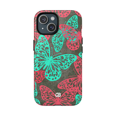 Electric Papillon · Tough 2.0 Magnetic Phone Case for iPhone · Pink