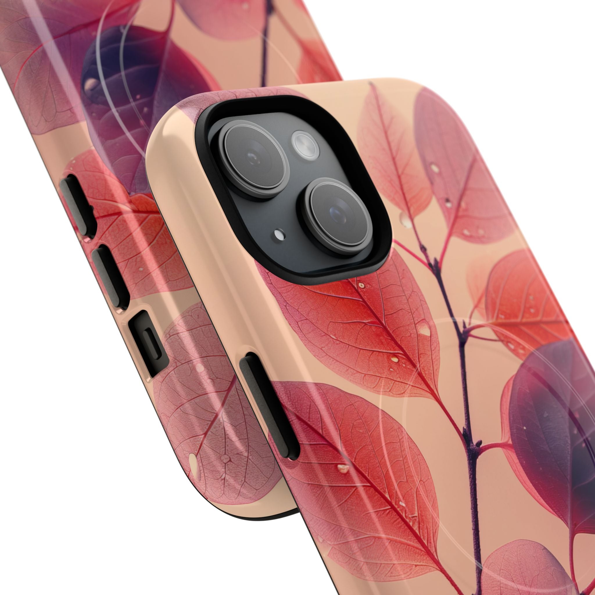 Dewy Magenta Foliage · Tough+ Phone Case for iPhone · Magsafe