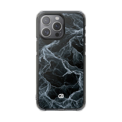 Arctic Gossamer · Clear Impact Magnetic Phone Case for iPhone · Black