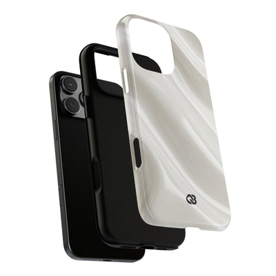 Liquid Enamel Fold · Tough Phone Case for iPhone · White
