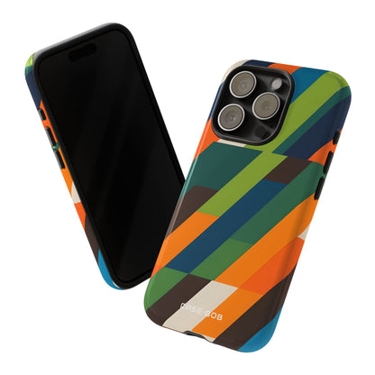 Diagonal Blaze iPhone 15 Pro Case - Tough