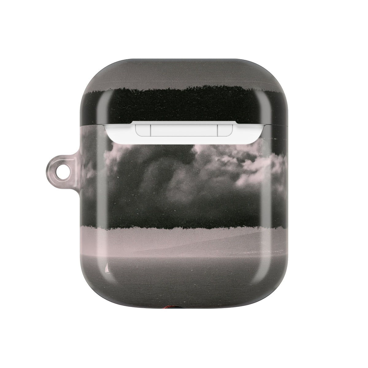 Crimson Horizon · Hard Case for AirPods & AirPods Pro · Black