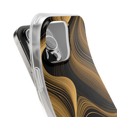Gold Lite Phone Case for iPhone - Molten Copper Strands