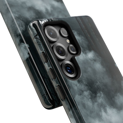 Shadowed Pine Mist · Tough Phone Case for Samsung · Black