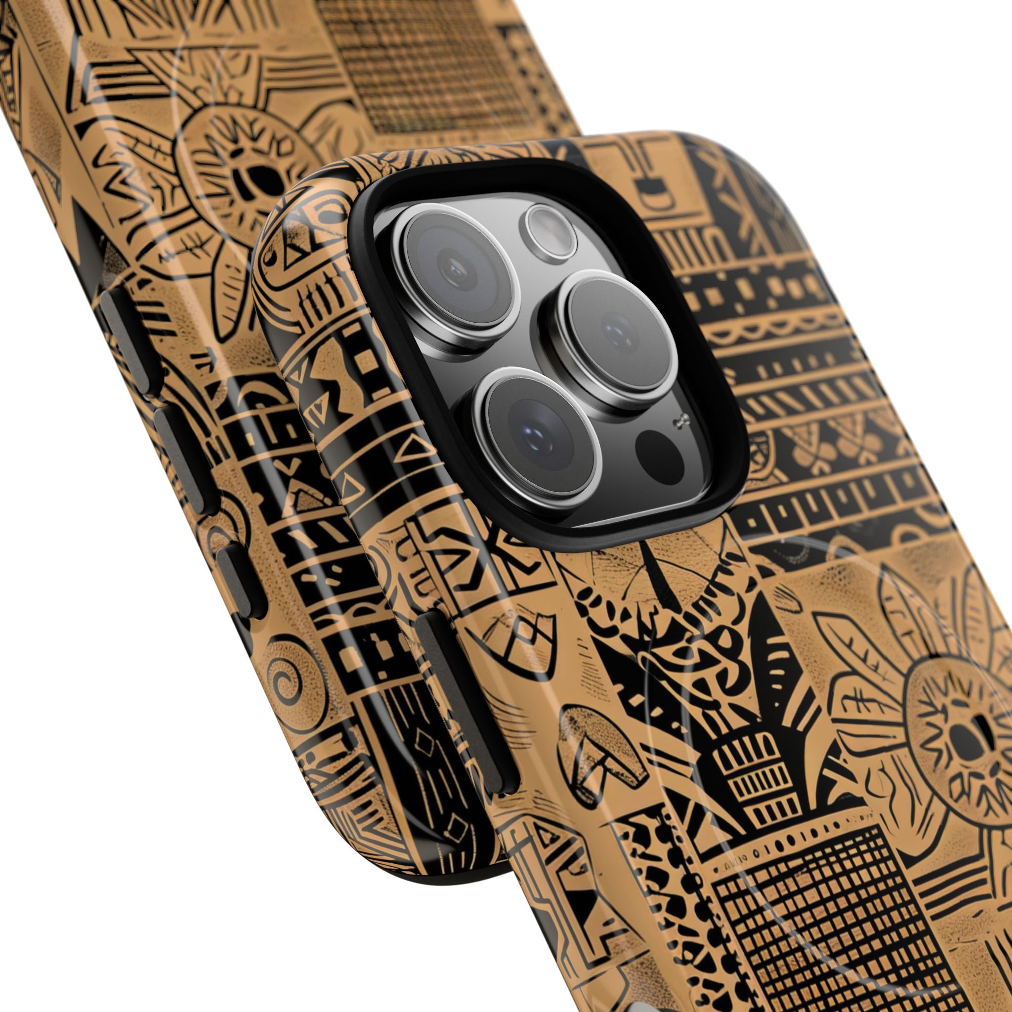 Tribal Faces iPhone 16 Pro Cover - Tough+