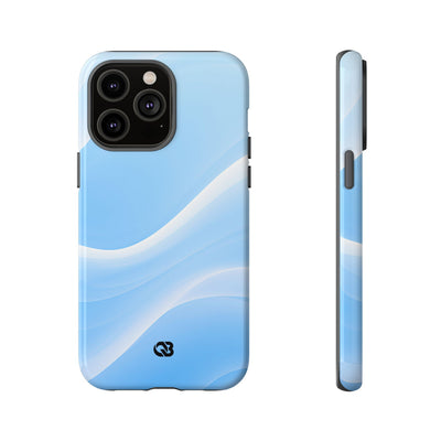 Blue Tough Phone Case for iPhone - Glacial Blue Silk