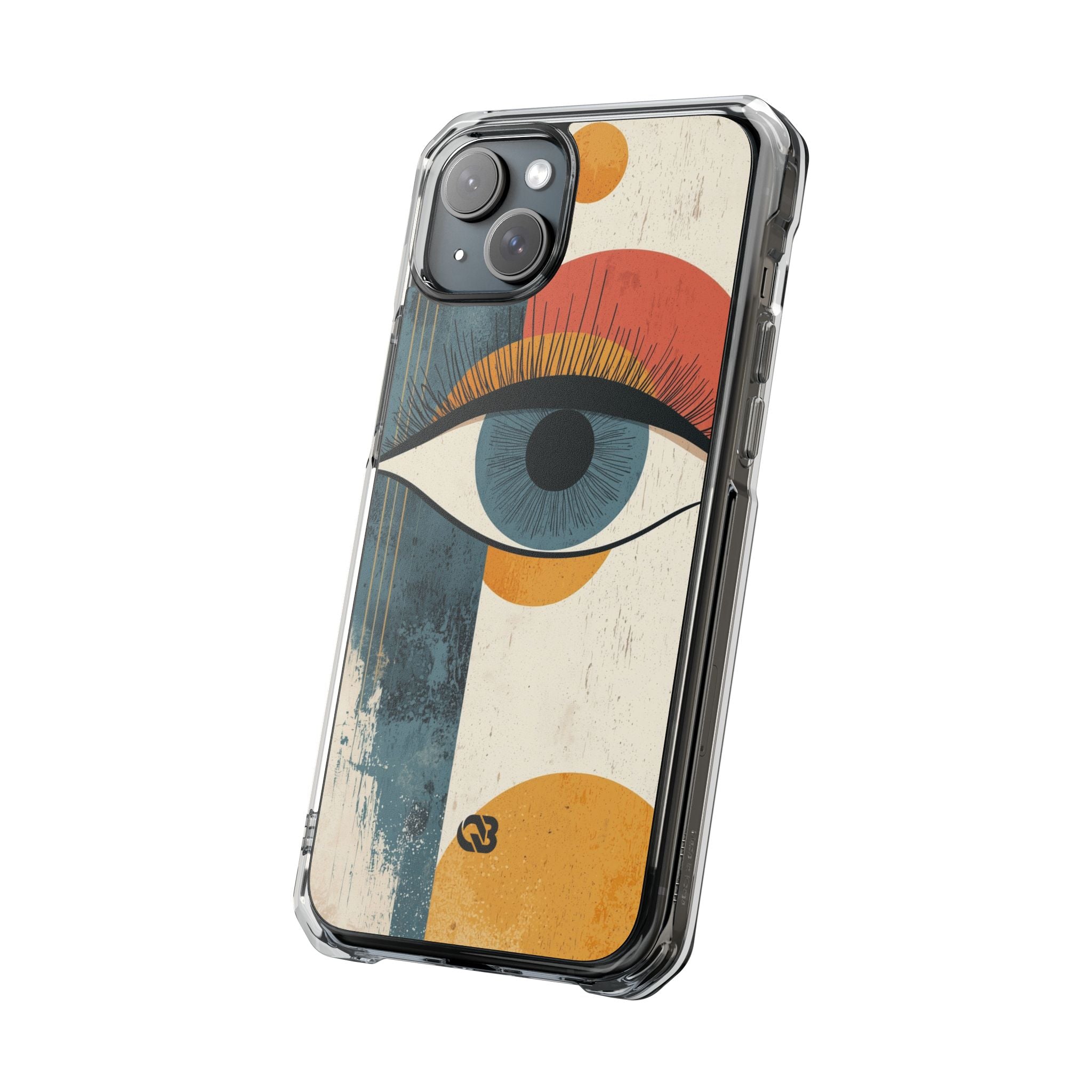 Distressed Azure Ocular · Impact Phone Case for iPhone · Magsafe